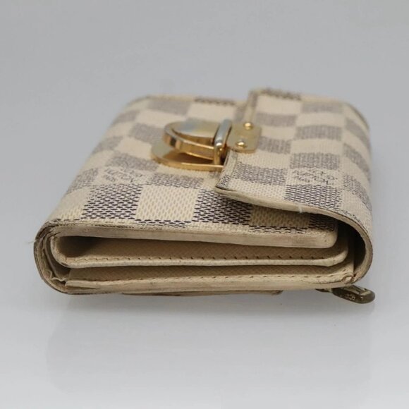 LOUIS VUITTON Damier Azur Portefeuille Koala Trifold Wallet N60013 Auth BA4841 - Picture 8 of 16